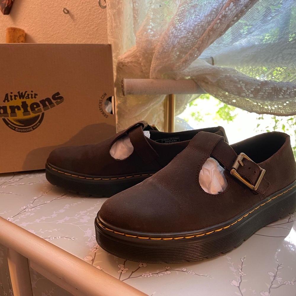 Dr. Martens Brown Mary Jane Shoes